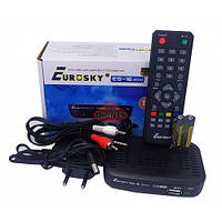 Eurosky ES-16 mini цифровой эфирный DVB-T2 ресивер