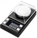 Високоточні цифрові ваги TN-50 (50г / ±0,001 г) з калібрувальної гірей, захисна кришка, фото 7