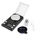 Високоточні цифрові ваги TN-50 (50г / ±0,001 г) з калібрувальної гірей, захисна кришка, фото 9