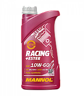 MANNOL Racing + Ester 10W-60 7902 Би-синтетическое (PAO + esters) моторное масло премиум-класса 1л.