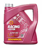 MANNOL Racing + Ester 10W-60 7902 Би-синтетическое (PAO + esters) моторное масло премиум-класса 4л.