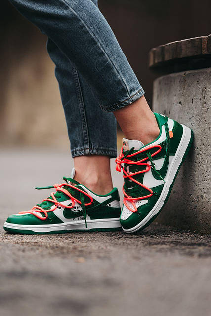 Nike SB Dunk x Off White Green Red 09341 ID 1748328299 2790 Prom.ua