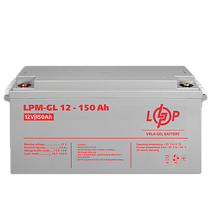 Акумулятор гелевий LPM-GL 12V - 150 Ah, фото 3