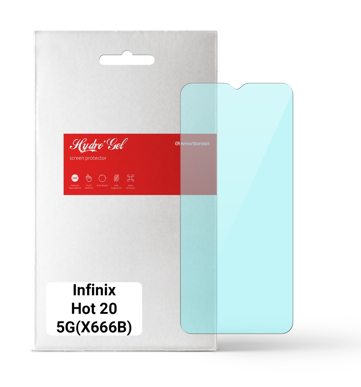 Гідрогелева плівка ArmorStandart Anti-Blue для Infinix Hot 20 5G (X666B) (ARM65126) прозора