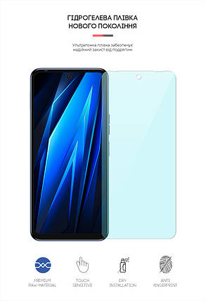 Гідрогелева плівка ArmorStandart Anti-Blue для Tecno Pova 4 (ARM65712) прозора, фото 2