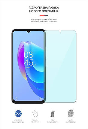 Гідрогелева плівка ArmorStandart Anti-Blue для Tecno Spark 9 Pro (KH7n) (ARM64648) прозора, фото 2