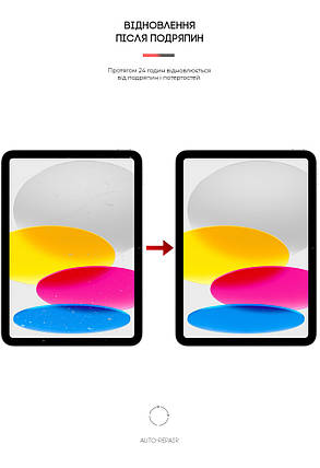 Гідрогелева плівка ArmorStandart Matte для Apple iPad 10.9 2022 (ARM65754) прозора, фото 3