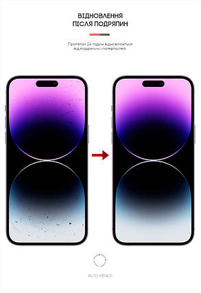 Гідрогелева плівка ArmorStandart Matte для Apple iPhone 14 Pro Max (ARM63991) прозора, фото 3