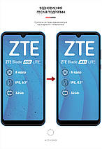 Гідрогелева плівка ArmorStandart Matte для ZTE Blade A51 lite (ARM65649) прозора, фото 3