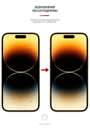 Гідрогелева плівка ArmorStandart для Apple iPhone 14 Pro (ARM63982) прозора, фото 3
