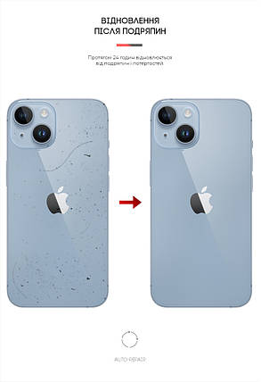Захисна плівка на задню панель ArmorStandart для Apple iPhone 14 Plus Carbone прозора (ARM64968), фото 3