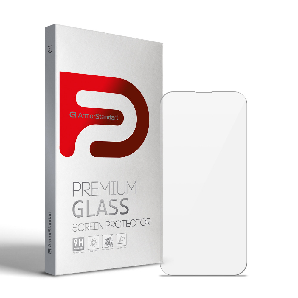 Захисне скло 2.5D Armorstandart Glass.CR для Apple iPhone 14 Pro Max (ARM61978) прозора
