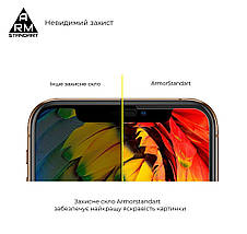 Захисне скло ArmorStandart Full Glue для Tecno Camon 19 Neo (CH6i) Black (ARM62087), фото 3