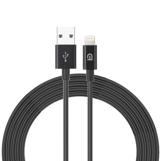 Кабель ArmorStandart AMD818BL USB-Lightning 1.2m Black (ARM64373)