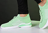 Кросівки жіночі 534-4 текстиль, м'ята, фото 5