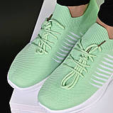 Кросівки жіночі 534-4 текстиль, м'ята, фото 2