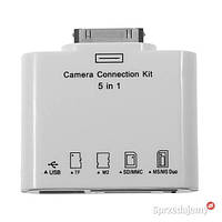 Адаптер lightning кардридер 5 в 1 Camera Connection Kit для iPhone iPad