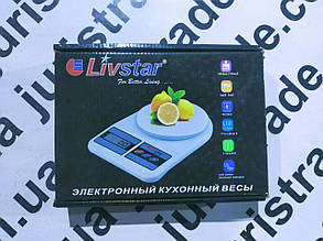 Ваги кухонні електронні Livstar 5 кг., 1.5V*2AA № LSU-1772