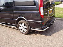 Задні куточки захист AK003 нерж Mercedes Vito W638 1996-2003