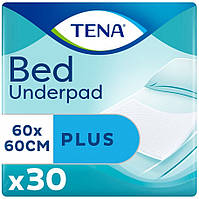 Одноразові пелюшки вбирні Tena Bed Plus 60x60 см. (30 шт.)