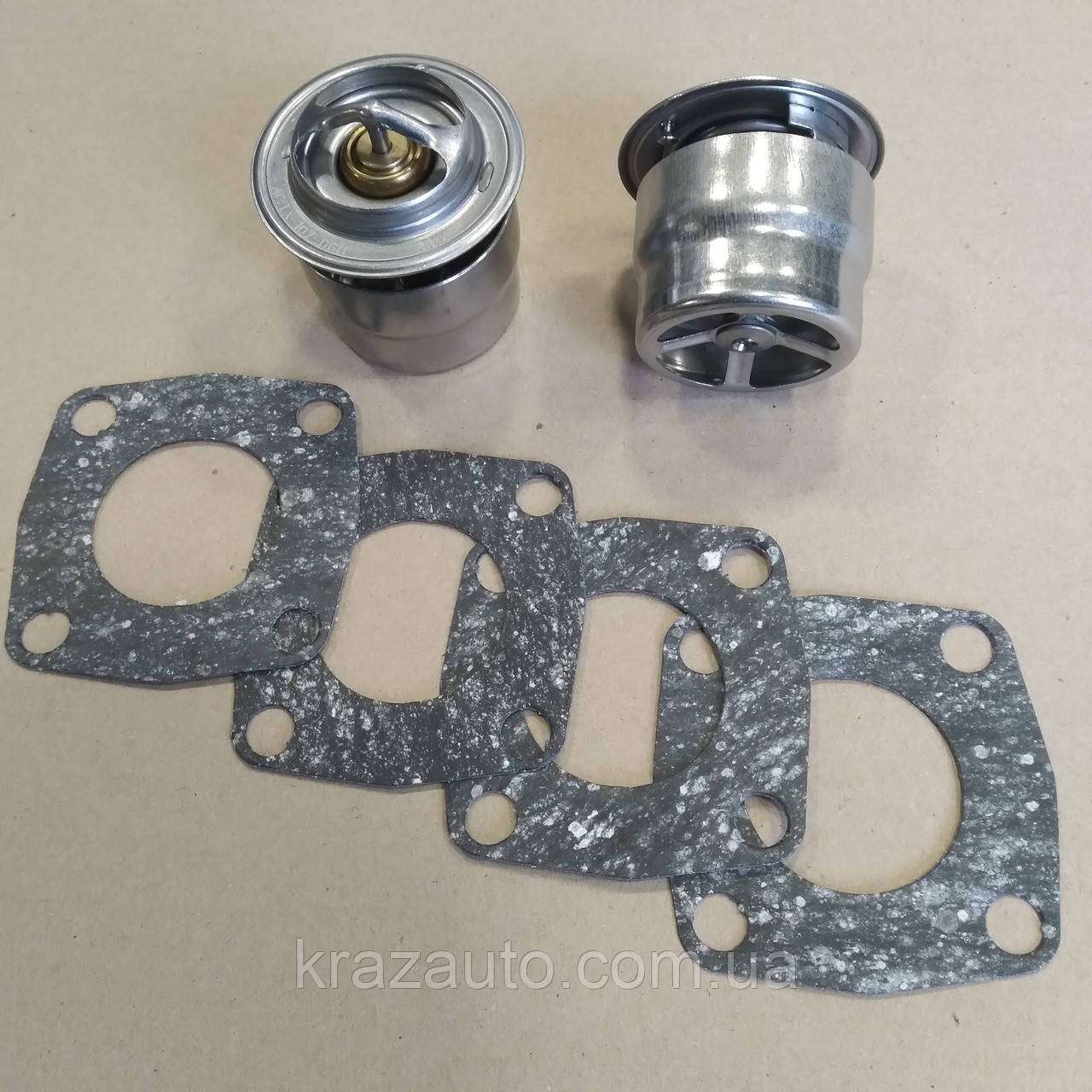 ツマダチ　TUMADACHI Термостат КРАЗ, МАЗ, ЯМЗ компл. 2 шт.+ 4 прокладки ТС107-1306100