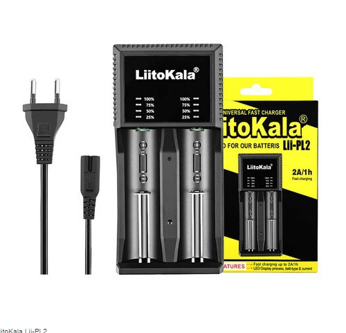 Зарядний пристрій LiitoKala Lii-PL2 для акумуляторів Li-ion LiFe+NiMH (220В/12В)