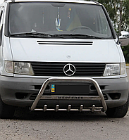 Кенгурятник WT003/4 (нерж.) Mercedes Vito W638 (1996-2003)