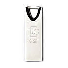 Флеш-накопичувач USB 8GB T&G 117 Metal Series Silver (TG117SL-8G), фото 2