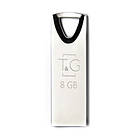 Флеш-накопитель USB 8GB T&G 117 Metal Series Silver (TG117SL-8G), фото 2