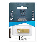 Флеш-накопичувач USB 16GB T&G 117 Metal Series Gold (TG117GD-16G), фото 2