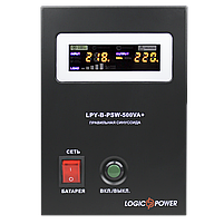 Джерело безперебійного живлення Logicpower LPY-B-PSW-500VA+ (LP4149) правильна синусоїда, фото 4