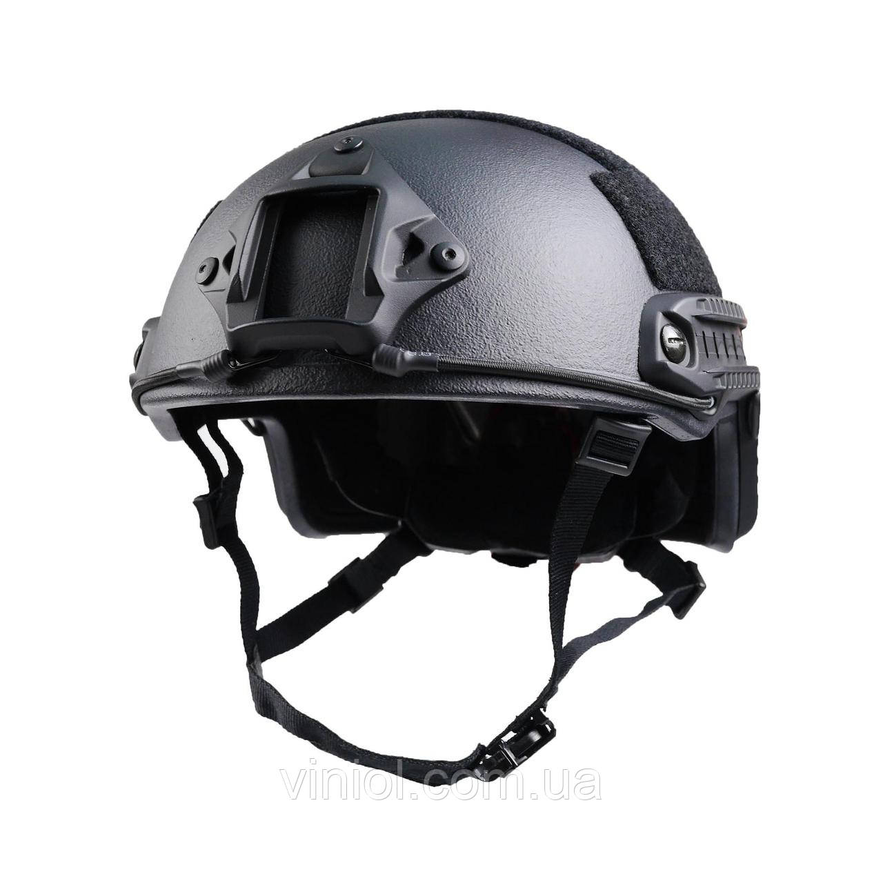 Шолом FAST BULLETPROOF Helmet Kevlar клас IIIA (чорний, розмір L)