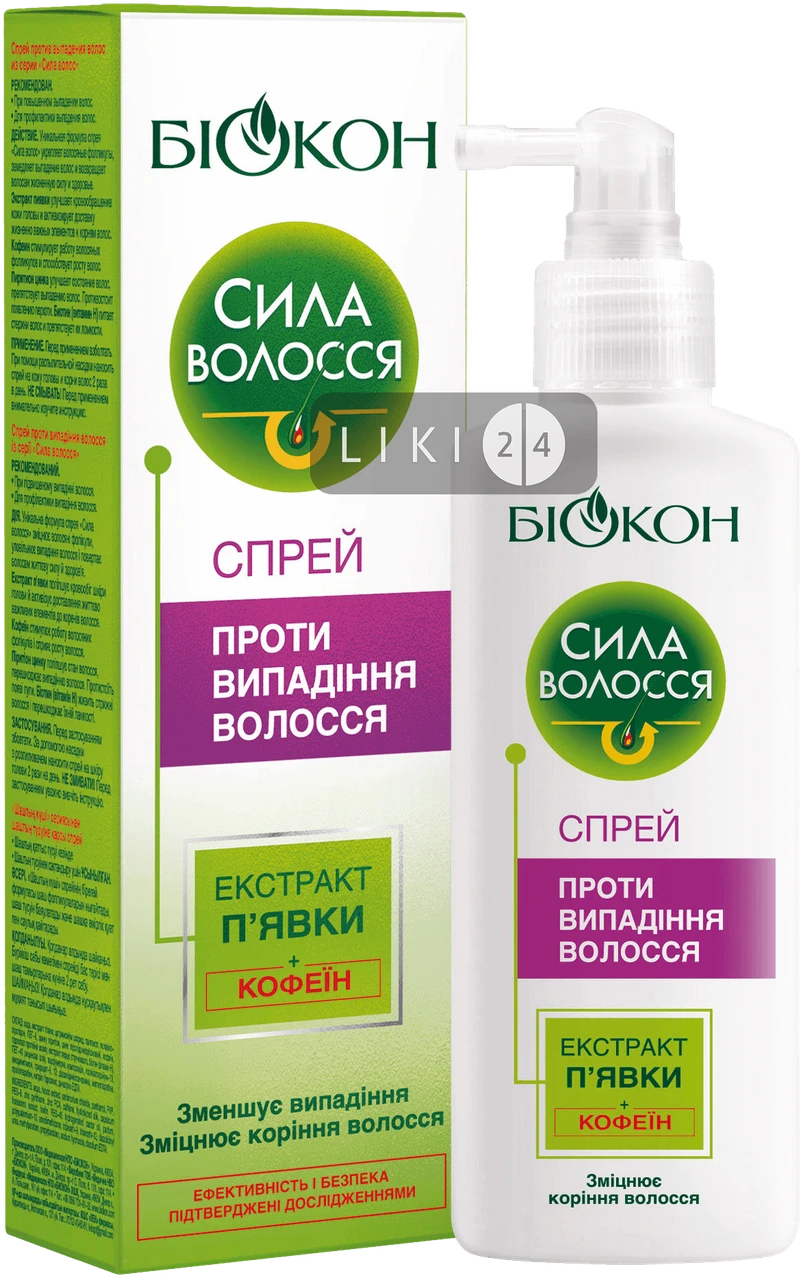 Спрей Биокон Сила Волос Против Выпадения Волос, 150 Мл — Купить ...