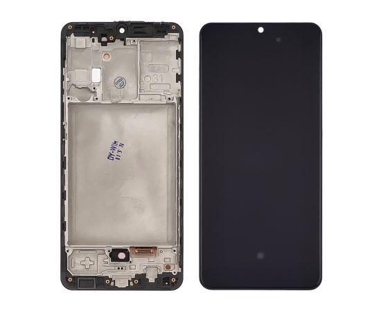 Дисплей для Samsung A315 Galaxy A31 (2020) з сенсорним склом в рамці (Чорний) Оригінал