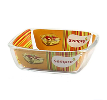 Форма скляна для запікання 1.5 л Sempre