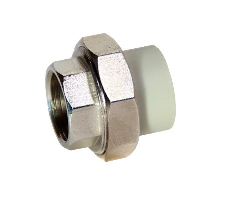 Муфта PPR розбірна Aqua Pipe 25х3/4 ВР, фото 1