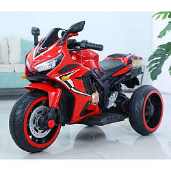 Дитячий електромотоцикл на акумуляторі електричний мотоцикл для дітей мотобайк N-518 червоний