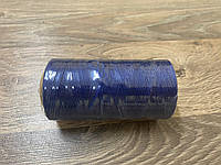 Нитка вощеная плоская 1 мм S037 200 м 210D/16 темно-синий цвет нить для шитья кожи