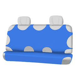 Чохол-"майка" на заднє сидіння (спинка+сидіння) ELEGANT, блакитний / EL 105 239