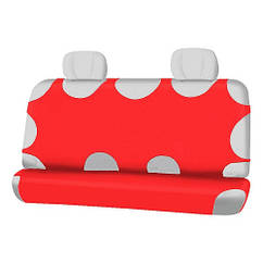 Чохол-"майка" на заднє сидіння (спинка+сидіння) ELEGANT, червоний / EL 105 243