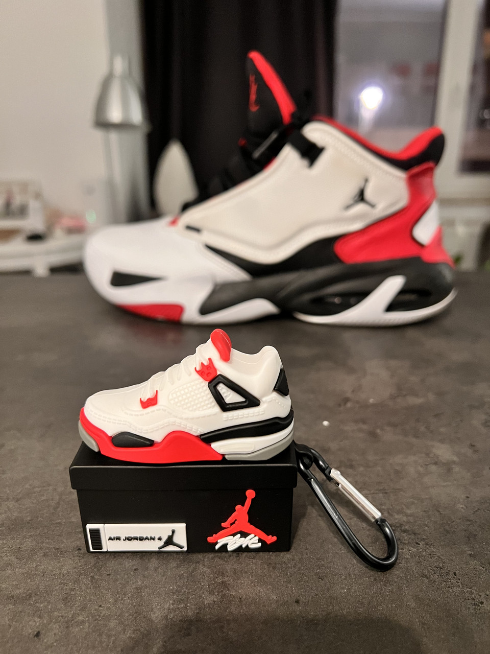 Чохол для навушників AirPods 3 Jordan, силікон, фото 1