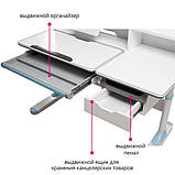 Парта-трансформер для підлітка Fundesk Fiore II blue, фото 3