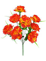 Искусственные цветы Букет Розы, 9 голов, 550 мм цвета микс