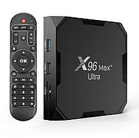 Смарт приставка X96 Max Plus Ultra 4/32 Gb IPTV (Android 11)