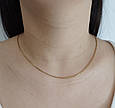 Ланцюжок золотий жіночий Якірне плетіння 45 см (УЗ-01-45), фото 5