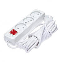 Від 2 шт. Подовжувач електричний з вимикачем на 3шт/5м K0300-5M купить оптом