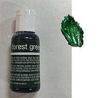 Барвник гелевий харчовий Chefmaster Зелений лісовий Forest Green, 20 г.