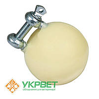 М'яч антистресовий для відлучення поросят зі сталевою підвіскою ø55мм