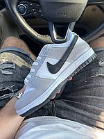 Кроссовки, кеды отличное качество Nike SB Dunk Low Grey Black White Размер 36