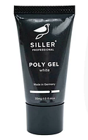 Siller Poly Gel CLEAR полигель для ногтей прозрачный, 30мл